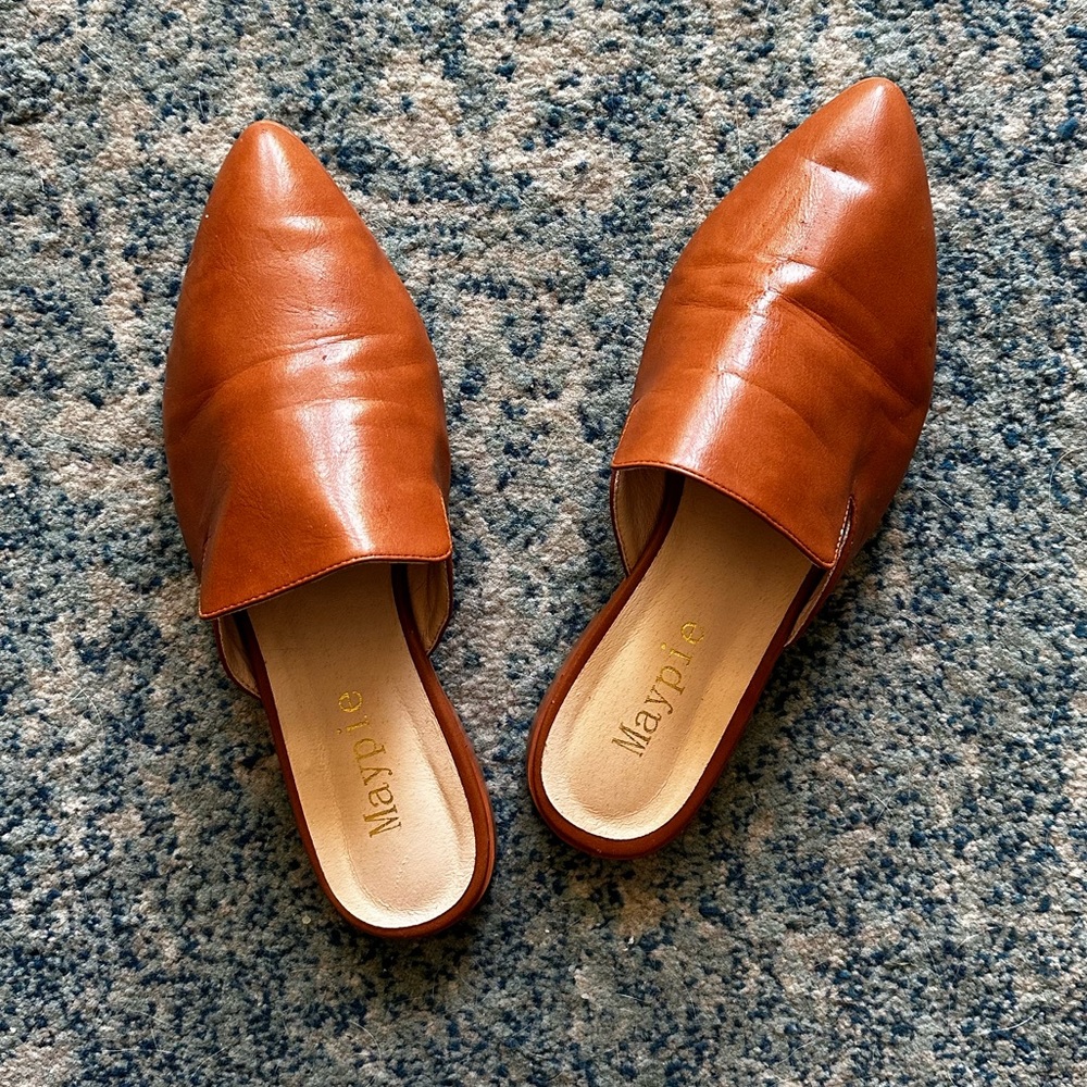 Tan Flat Dress Shoes